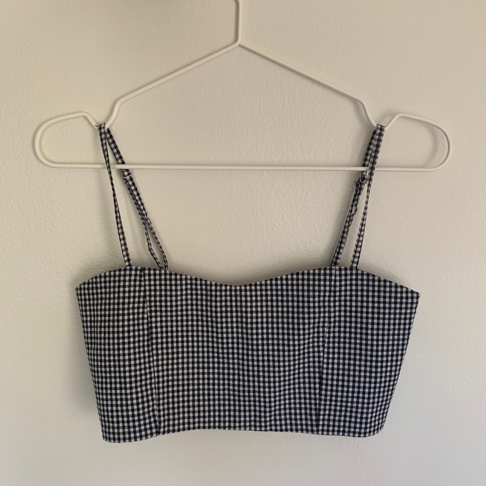 Gingham Austen top